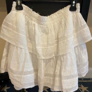 LoveShackFancy Ruffle Skirt, size XL